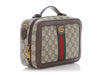 Gucci Small GG Supreme Web Ophidia Zip Around Crossbody