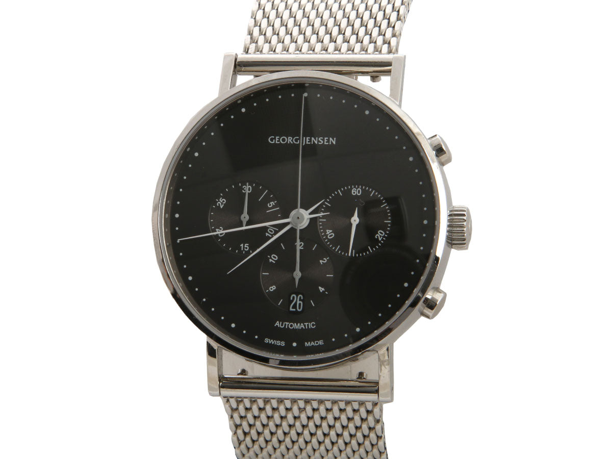 Georg Jensen Stainless Steel Mens Koppel 307 Watch 40mm