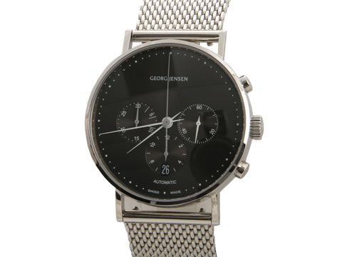 Georg Jensen Stainless Steel Mens Koppel 307 Watch 40mm