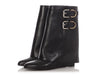 Givenchy Black Shark Lock Buckled Ankle Boots