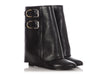 Givenchy Black Shark Lock Buckled Ankle Boots