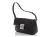 Givenchy Black Ostrich Shoulder Bag