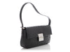 Givenchy Black Ostrich Shoulder Bag