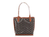 Goyard Mini Black and Tan Anjou Tote