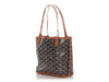 Goyard Mini Black and Tan Anjou Tote