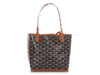 Goyard Mini Black and Tan Anjou Tote