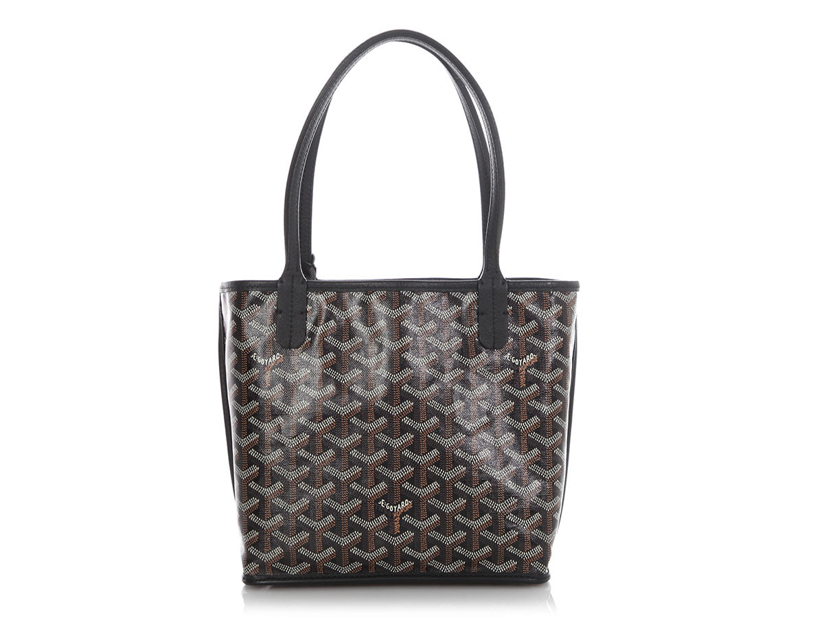 Goyard Mini Black Anjou Tote