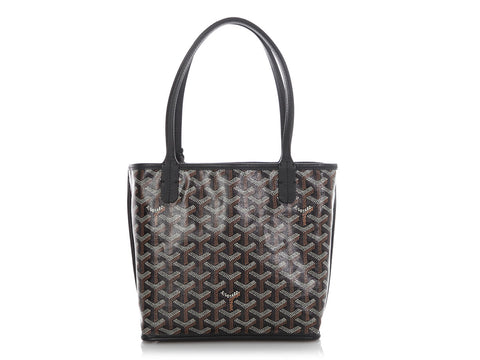 Goyard Mini Black Anjou Tote