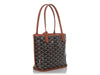 Goyard Mini Black and Tan Anjou Tote