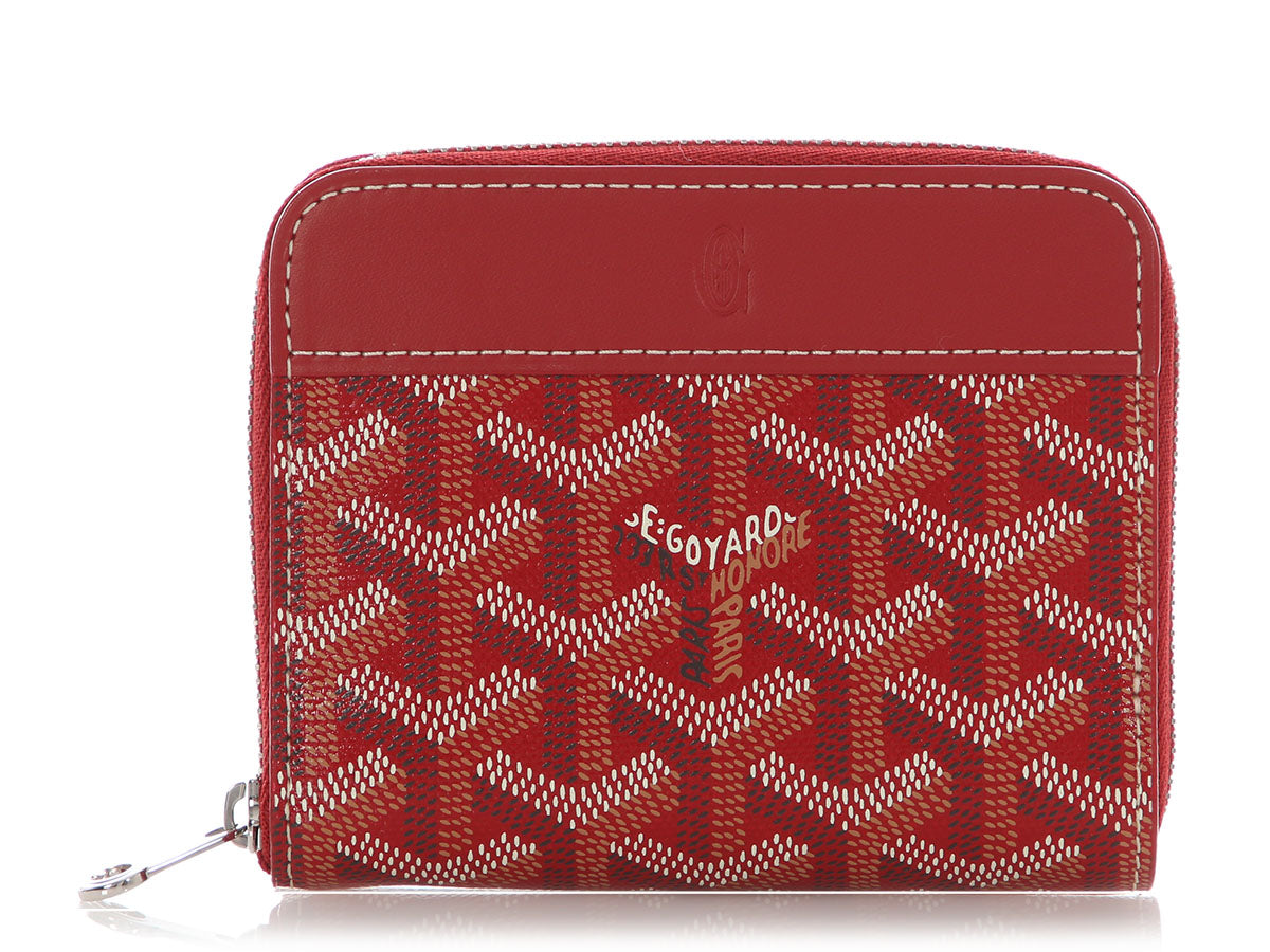 Goyard Red Matignon Wallet PM