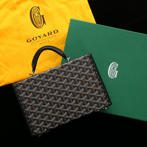 Goyard Black Grand Hôtel Trunk Bag