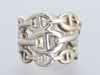 Hermès Large Sterling Silver Chaîne d'Ancre Enchainée Ring