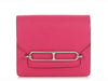 Hermès Pinkish-Purple Chèvre Roulis Slim Wallet/Belt Bag