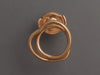 Hermès 18K Rose Gold Vertige Coeur Pierced Earrings TPM