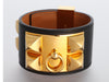 Hermès Black Box Calfskin Collier de Chien CDC Bracelet