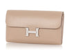 Hermès Argile Tadelakt Constance Long Wallet