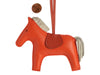 Hermès Orange Poppy Lambskin Grigri Rodeo Horse Bag Charm