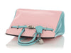 Hermès Special Order Rose Sakura and Bleu Etoile Swift Birkin 25
