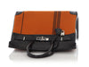 Hermès LE Orange Toile and Black Box Calfskin Potamus Birkin 35