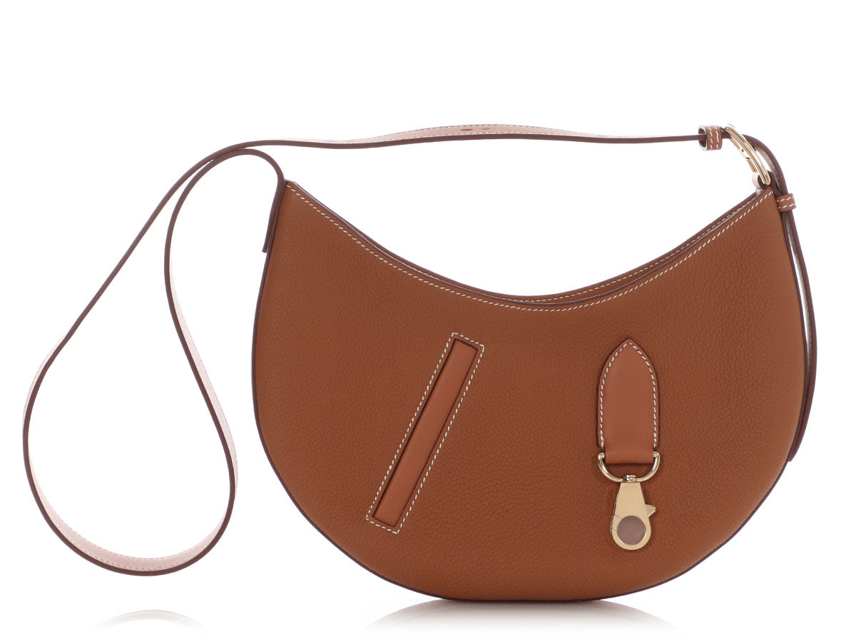 Hermès Gold Togo and Swift P’tit Arçon Bag