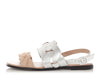 Hermès Silver and Beige Grace Sandals
