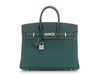 Hermès SO Malachite Clémence and Rose Extrême Verso Birkin 25