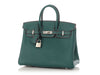 Hermès SO Malachite Clémence and Rose Extrême Verso Birkin 25