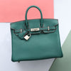 Hermès SO Malachite Clémence and Rose Extrême Verso Birkin 25