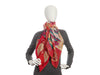 Hermès Parures de Samouraïs Cashmere Silk Shawl 140cm