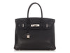 Hermès Black Clémence Birkin 30
