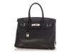 Hermès Black Clémence Birkin 30