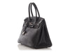 Hermès Black Clémence Birkin 30