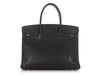 Hermès Black Clémence Birkin 30