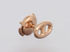 Hermès 18K Rose Gold Farandole Very Small Pierced Earrings