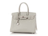 Hermès SO Gris Perle Chèvre Birkin 30