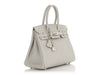Hermès SO Gris Perle Chèvre Birkin 30