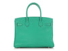 Hermès Menthe Clémence Birkin 30