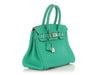 Hermès Menthe Clémence Birkin 30