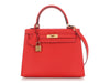 Hermès Rouge de Coeur Epsom Kelly 25