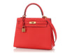 Hermès Rouge de Coeur Epsom Kelly 25