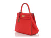 Hermès Rouge de Coeur Epsom Kelly 25