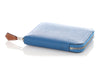 Hermes Blue Zellige Silk'In Compact Zippy Wallet