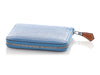 Hermes Blue Zellige Silk'In Compact Zippy Wallet