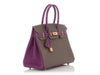 Hermès SO Etain and Anemone Epsom Birkin 30