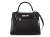Hermès Black Box Calfskin Kelly 28