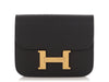 Hermès Black Epsom Constance Slim Wallet