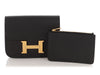 Hermès Black Epsom Constance Slim Wallet