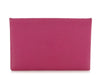 Hermès Magenta Chèvre Calvi Card Holder