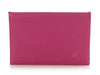 Hermès Magenta Chèvre Calvi Card Holder