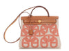 Hermès Toile and Gold Vache Hunter Circuit 24 Herbag Zip 31